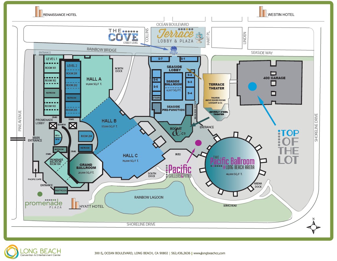 Long Beach Convention Center Map